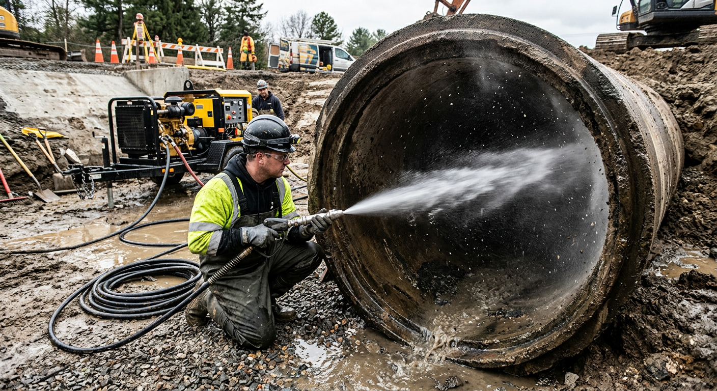 débouchage canalisation hydrocurage Trappes